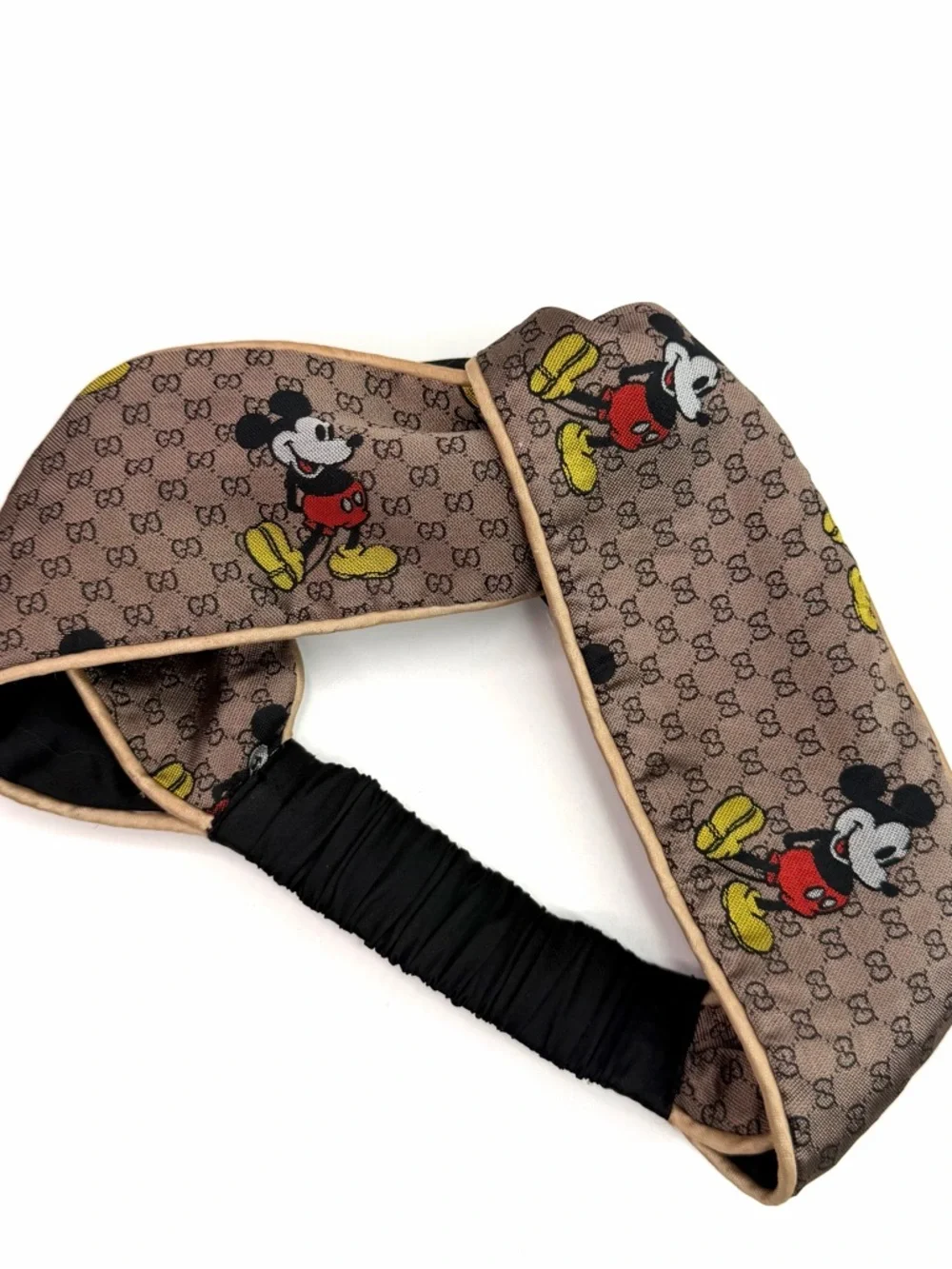 Gucci X Disney Brown Mickey Mouse Twist Knot Limited Edition Headband - Picture 2 of 9